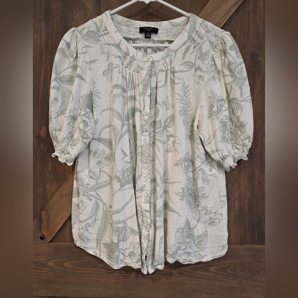 Haver Floral Ruffled Blouse Size XL - Picture 1 of 4